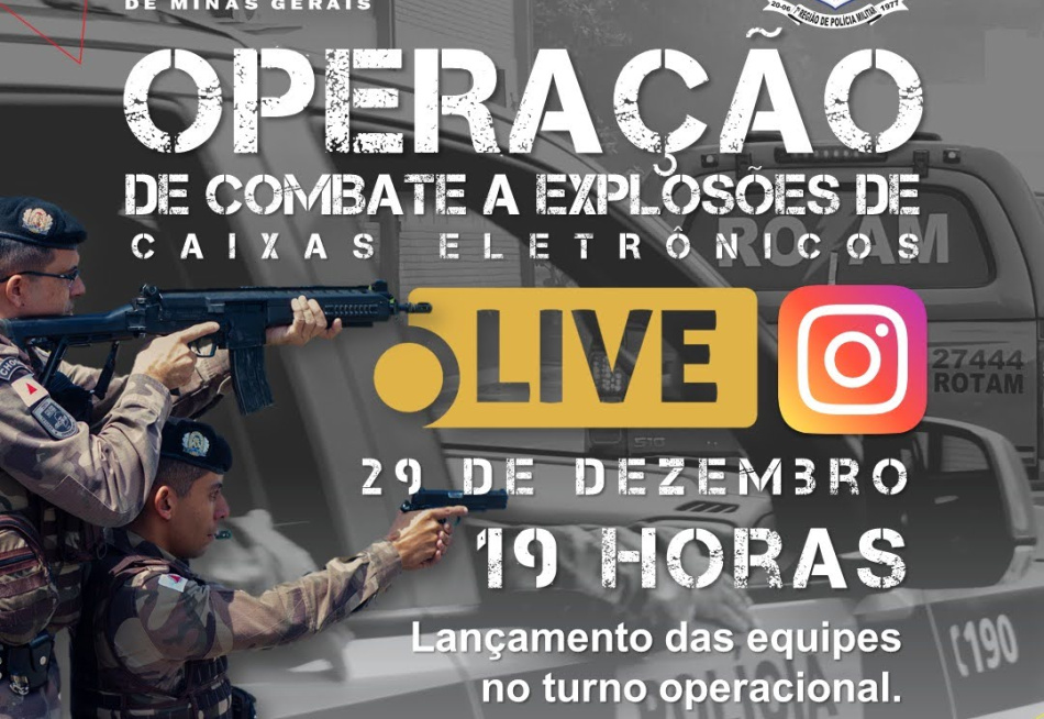 Sétima Região de Polícia lança nesta terça-feira operação de combate a explosões de caixas eletrônicos