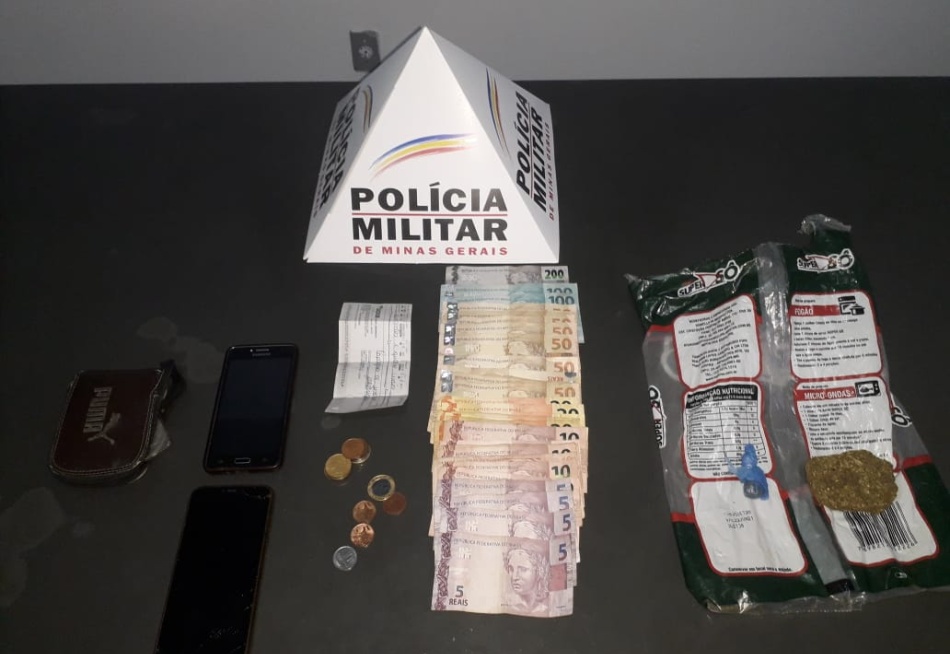 Dupla é presa em Papagaios acusada de tráfico de drogas