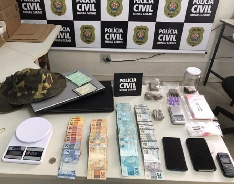 Polícia Civil prende dois homens em Pará de Minas pelos crimes de tráfico e associação para o tráfico de drogas
