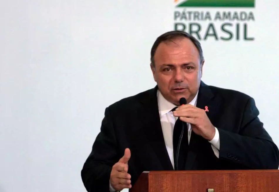 Ministro da Saúde, Eduardo Pazuello, testou positivo para a Covid-19
