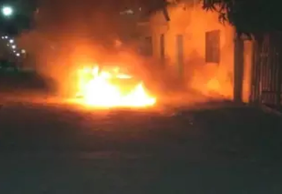 Homem tem 60% do corpo queimado após ex-companheira atear fogo em carro onde ele estava acompanhado de outra mulher