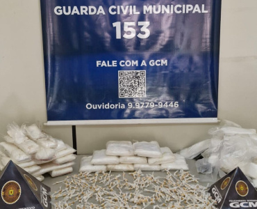 Guarda Civil Municipal apreende mais de mil porções de substância análoga ao crack no Mont Serrat