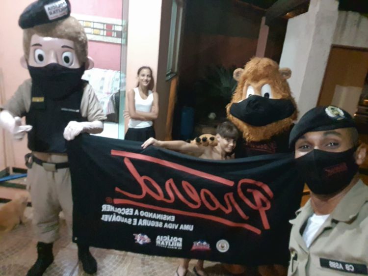 Polícia Militar de Pará de Minas realizou a formatura virtual de 511 alunos do Proerd em Casa