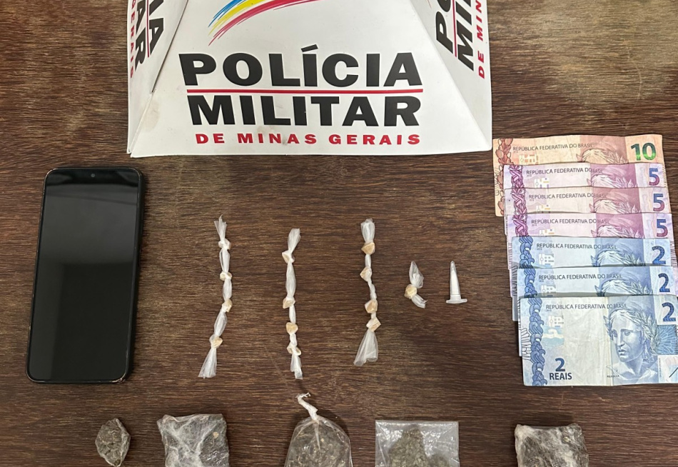 Autor é preso por tráfico de drogas no Bairro Cecília Meireles