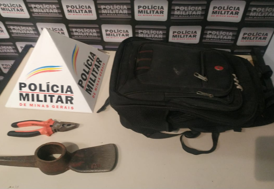 Suspeito de praticar vários furtos em escolas de Divinópolis é preso pela Polícia Militar