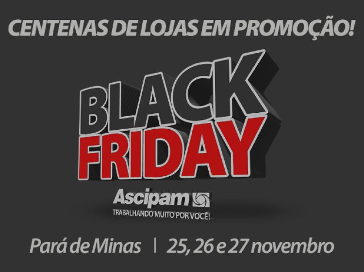 Com previsão de crescimento nas vendas, comércio de Pará de Minas realiza nesta sexta-feira a Black Friday