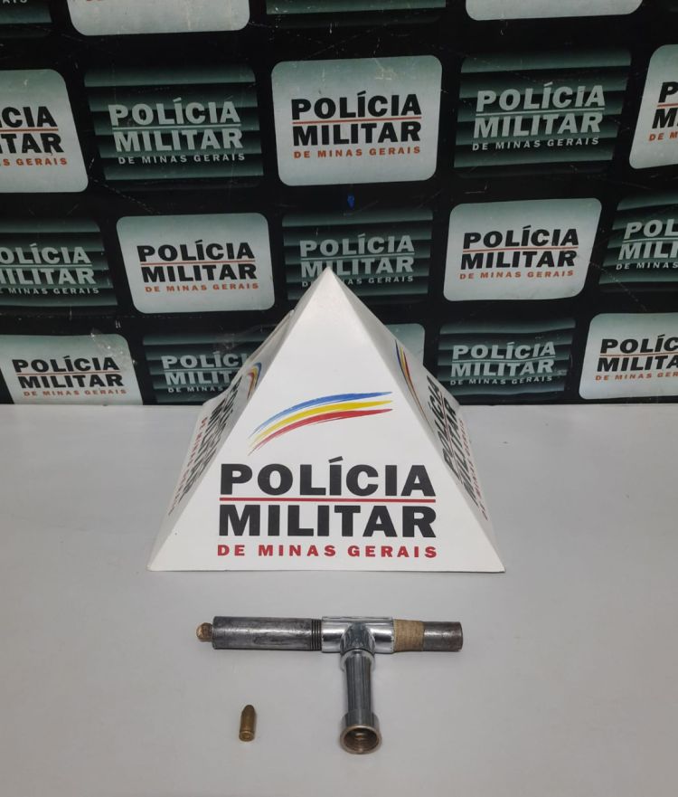 Rapaz é preso em Pará de Minas com arma de fabricação artesanal