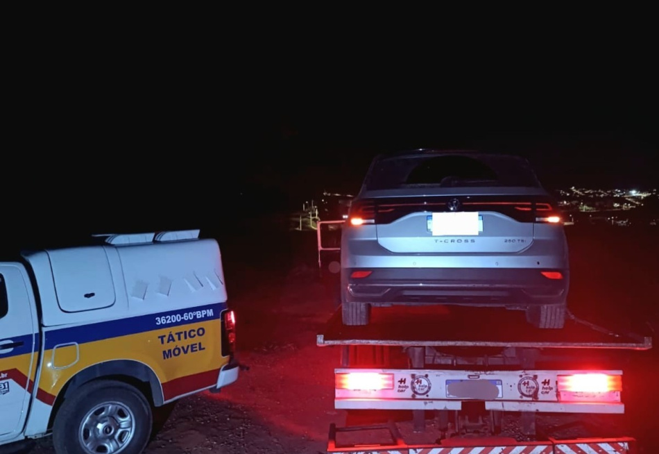 NOVA SERRANA/MG – POLÍCIA MILITAR RECUPERA VEÍCULO CLONADO E ROUBADO