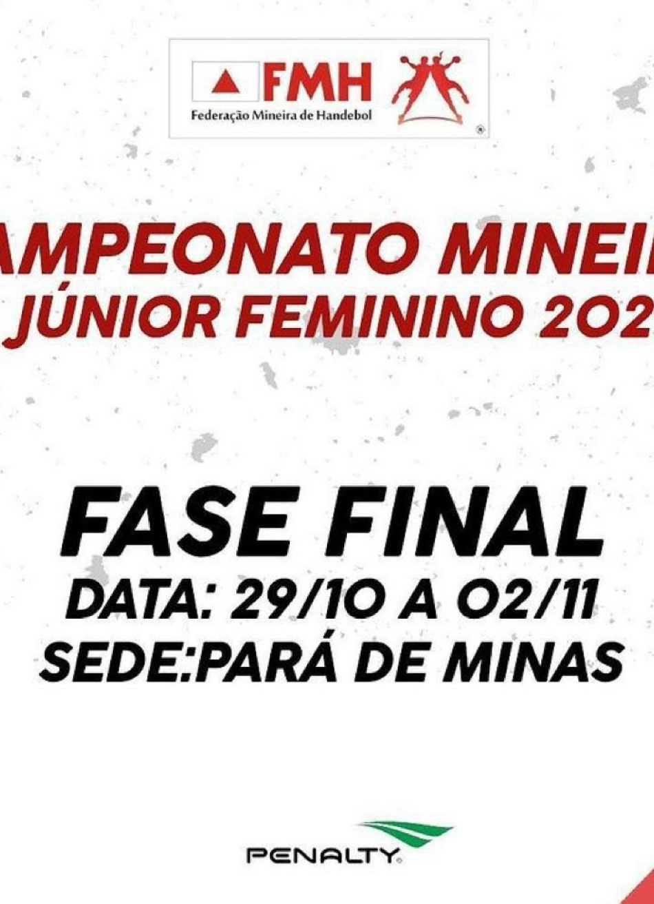 Pará de Minas vai sediar o Campeonato Mineiro de Handebol Júnior e Adulto Feminino