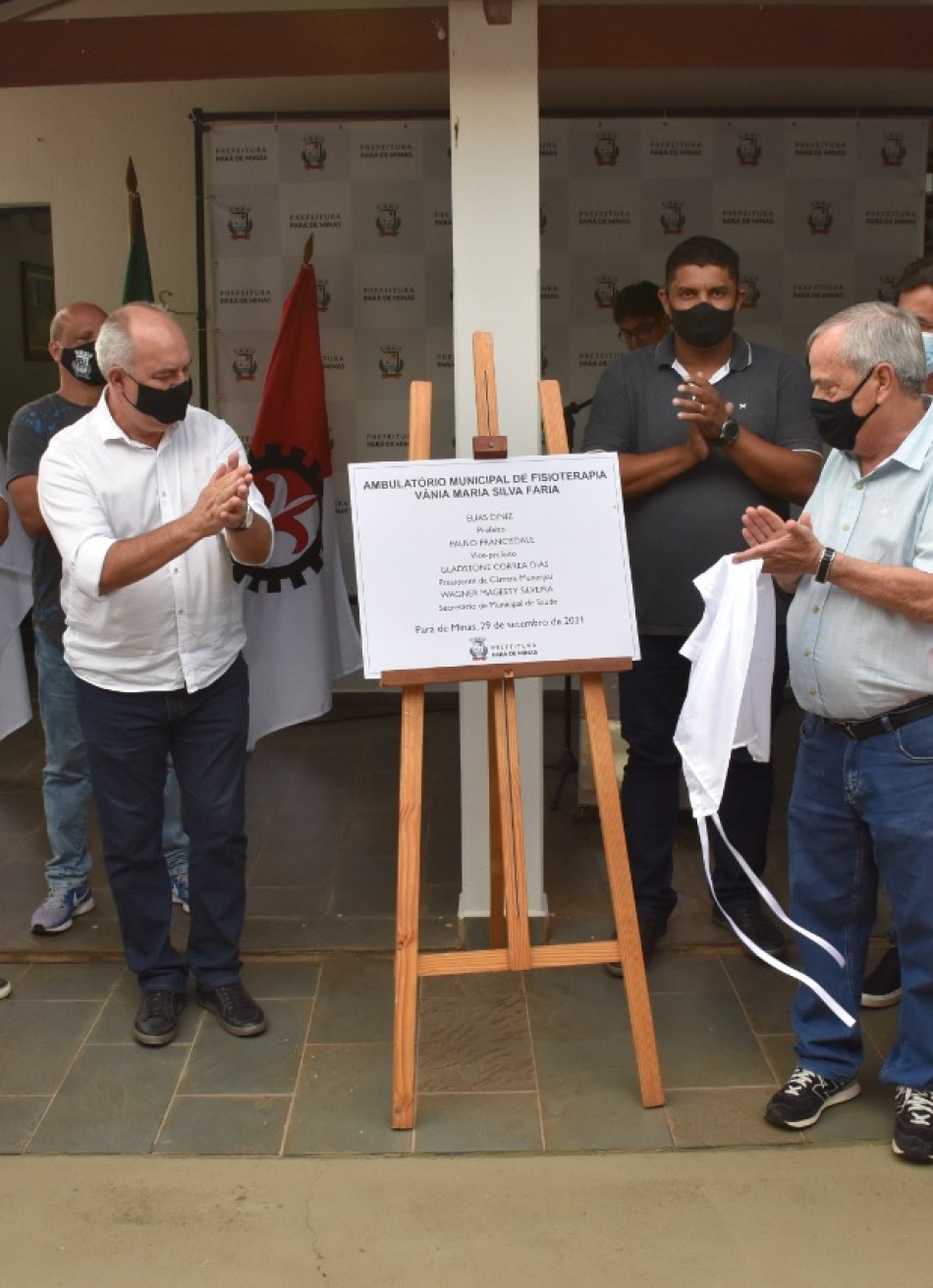 Prefeitura inaugurou nessa quarta-feira o Ambulatório Municipal de Fisioterapia