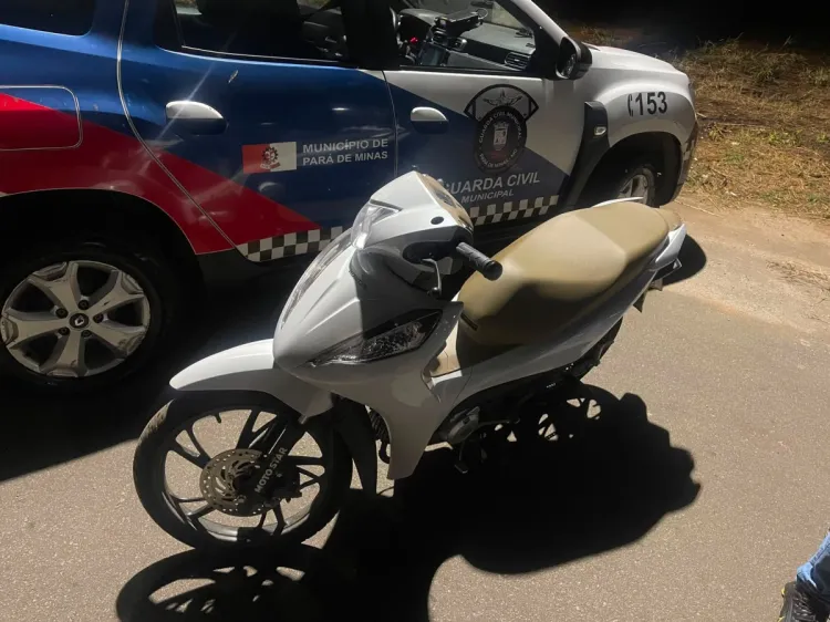 Guarda Civil Municipal recupera motocicleta furtada e prende suspeito no Recanto da Lagoa