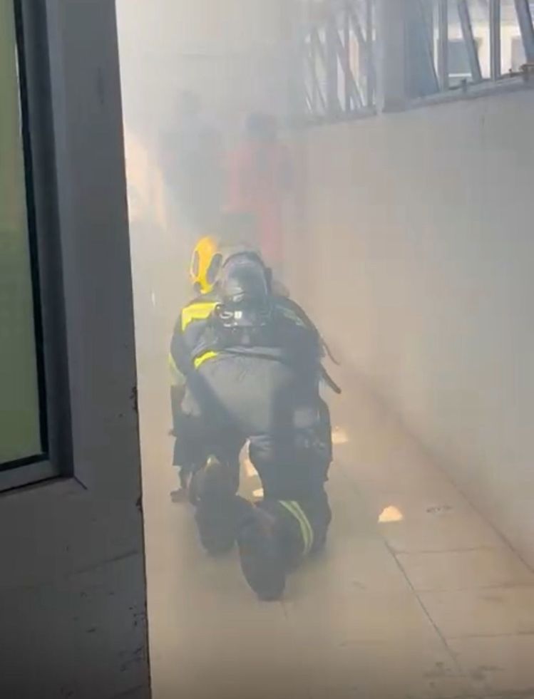 Simulado de evacuação de incêndio, movimenta profissionais da UPA em Pará de Minas