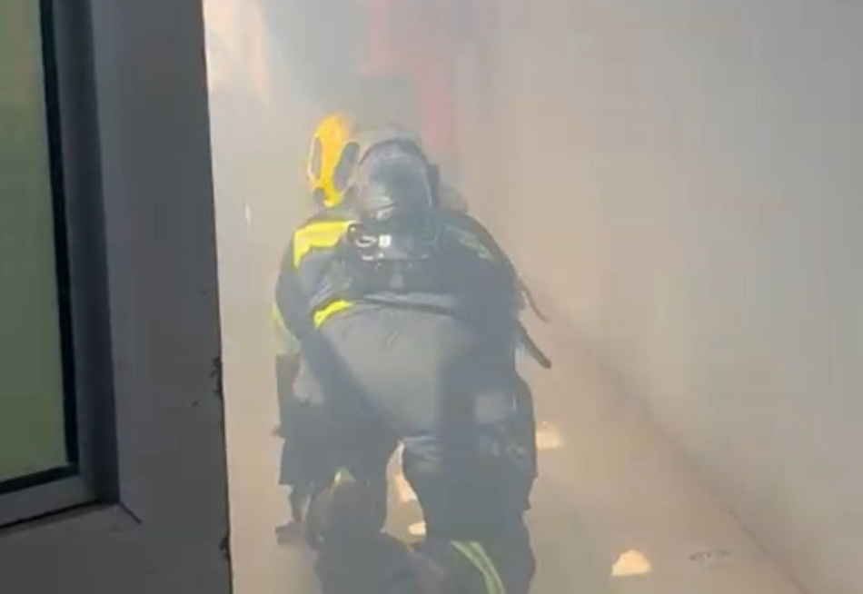 Simulado de evacuação de incêndio, movimenta profissionais da UPA em Pará de Minas