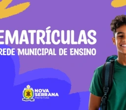 Prefeitura de Nova Serrana abre período de rematrículas na rede municipal de ensino