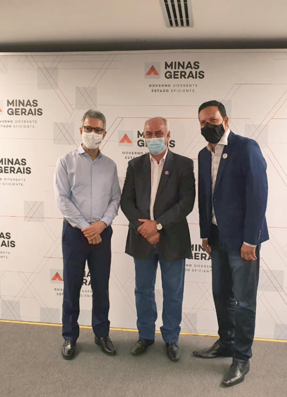 Elias Diniz se reuniu com o governador Romeu Zema para discutir demandas de Pará de Minas