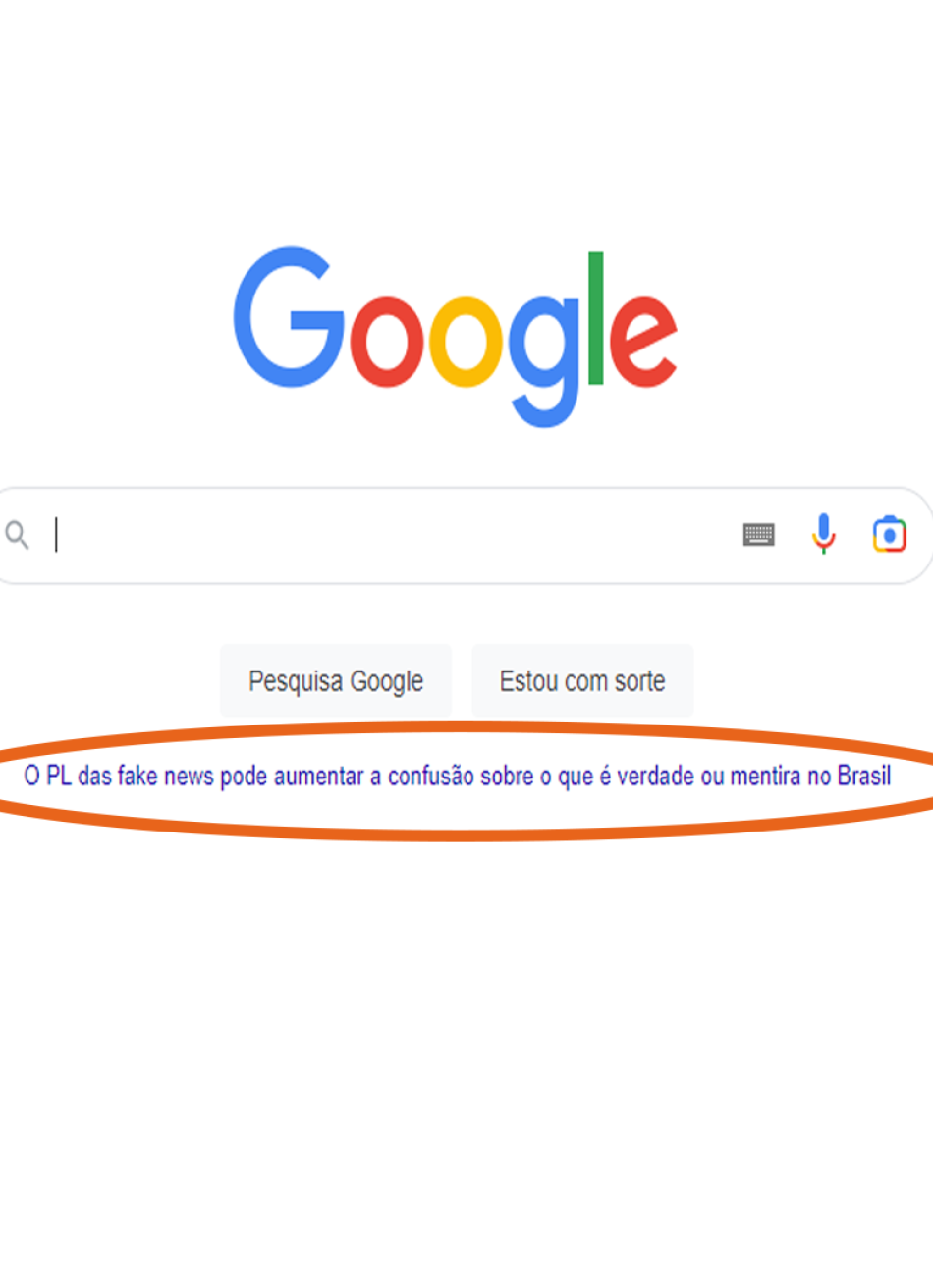Google publica campanha contra a "PL das fake news". Ministro se posiciona.