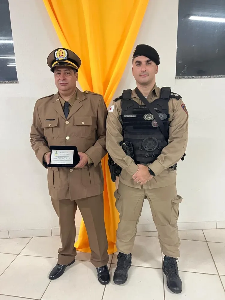 Polícia Militar participa de entrega da Medalha de Mérito em Leandro Ferreira