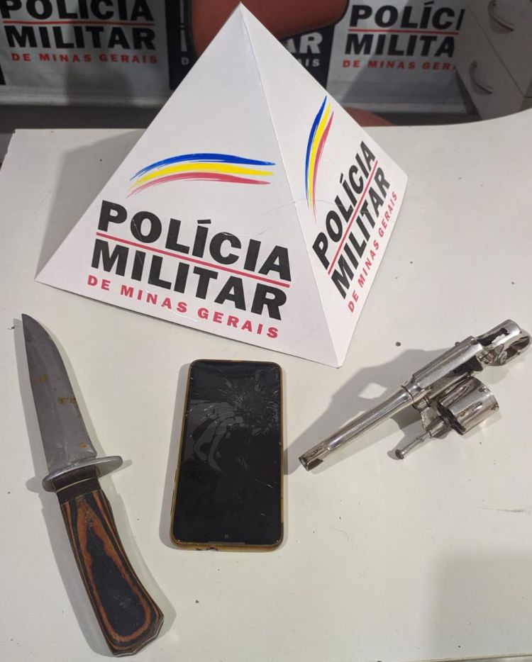 Polícia Militar evita homicídio e apreende arma de fogo em Cláudio
