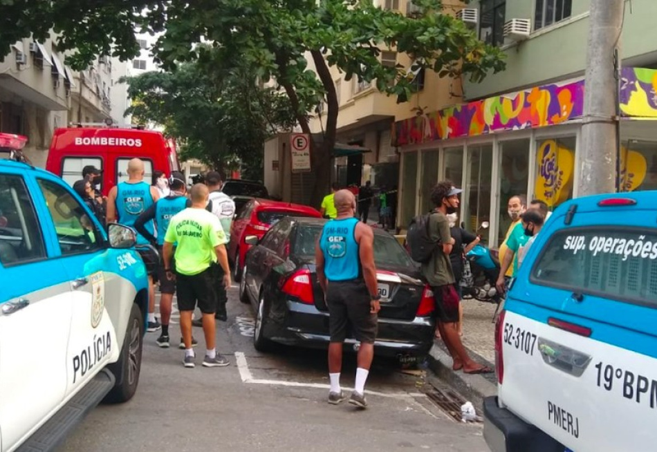 Homem morre no Rio de Janeiro após ser atingido por um botijão de gás