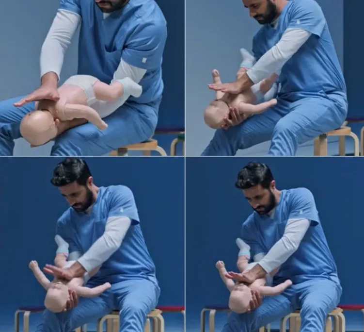 Novas diretrizes mudam manobras de desengasgo em bebês, crianças e adultos