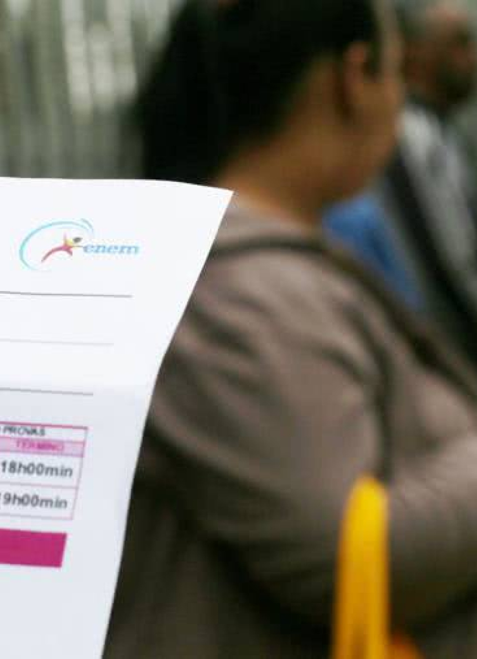 Cartão de confirmação para a prova do Enem já está liberado