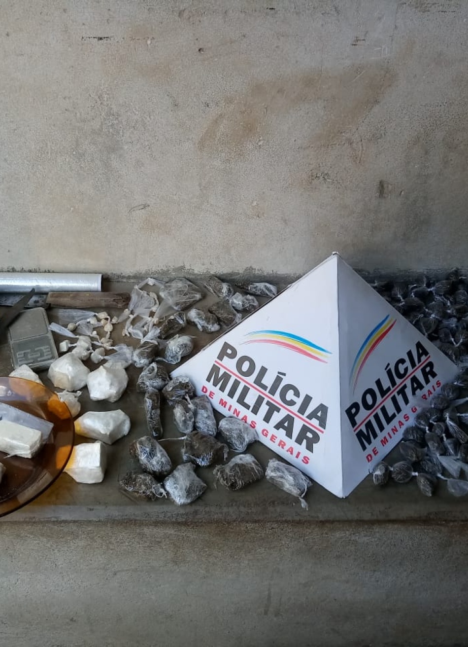Polícia Militar prende dois homens em Bom Despacho suspeitos de tráfico de drogas
