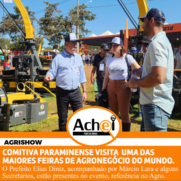 COMITIVA PARAMINENSE VISITA UMA DAS MAIORES FEIRAS DE AGRONEGÓCIO DO MUNDO