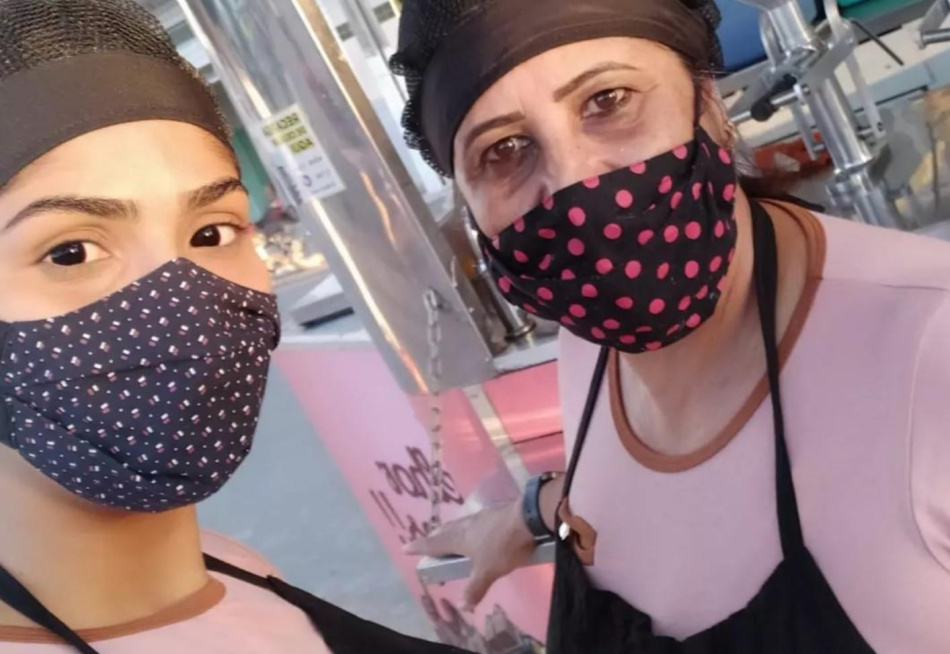 Mãe e filha fazem sucesso em Pará de Minas vendendo churros