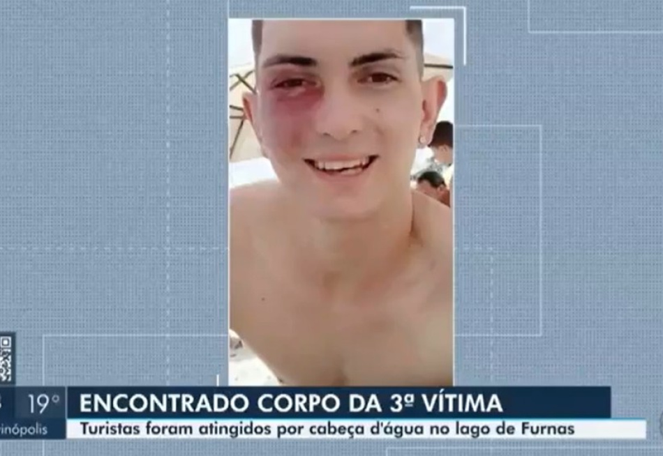 Corpo de rapaz que foi vítima de cabeça d’água em Capitólio é sepultado em Oliveira