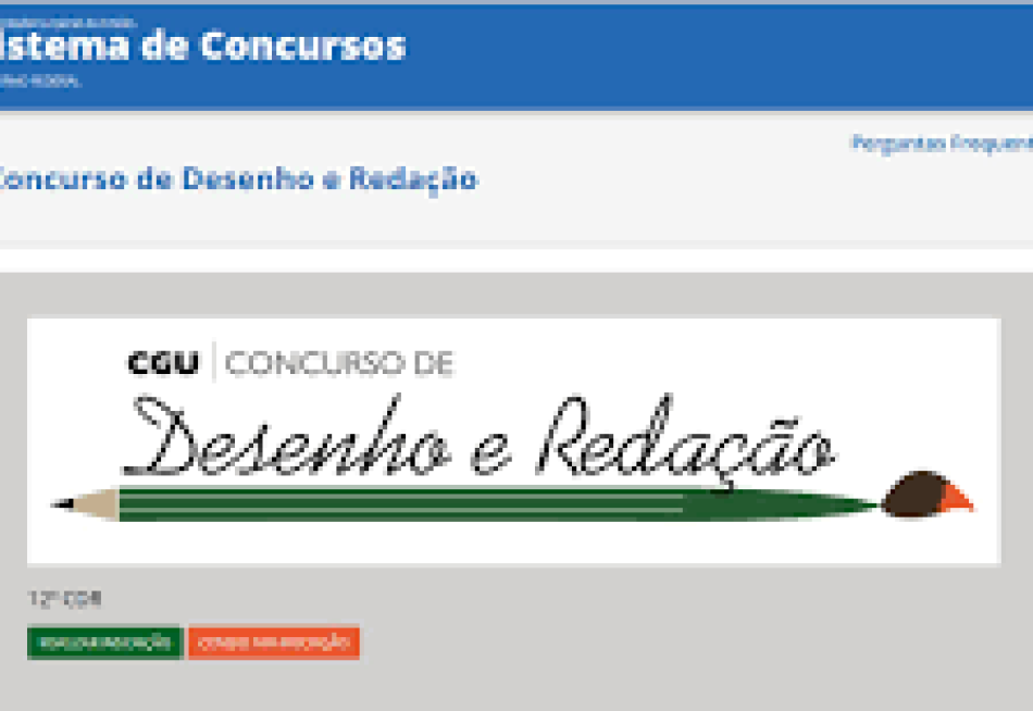 Com apoio do OSB, Controladoria Geral da União realiza 12ª edição do Concurso de Desenho e Redação