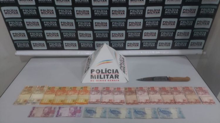 NOVA SERRANA/MG – POLÍCIA MILITAR AGE RÁPIDO E PRENDE HOMEM POR FURTO EM COMÉRCIO