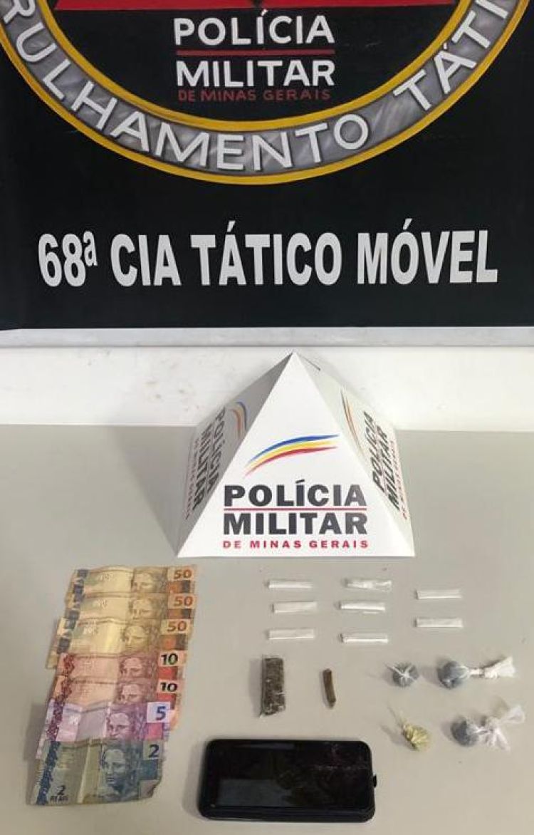 Polícia Militar acaba com baile funk e prende suspeitos de tráfico de drogas em Nova Serrana