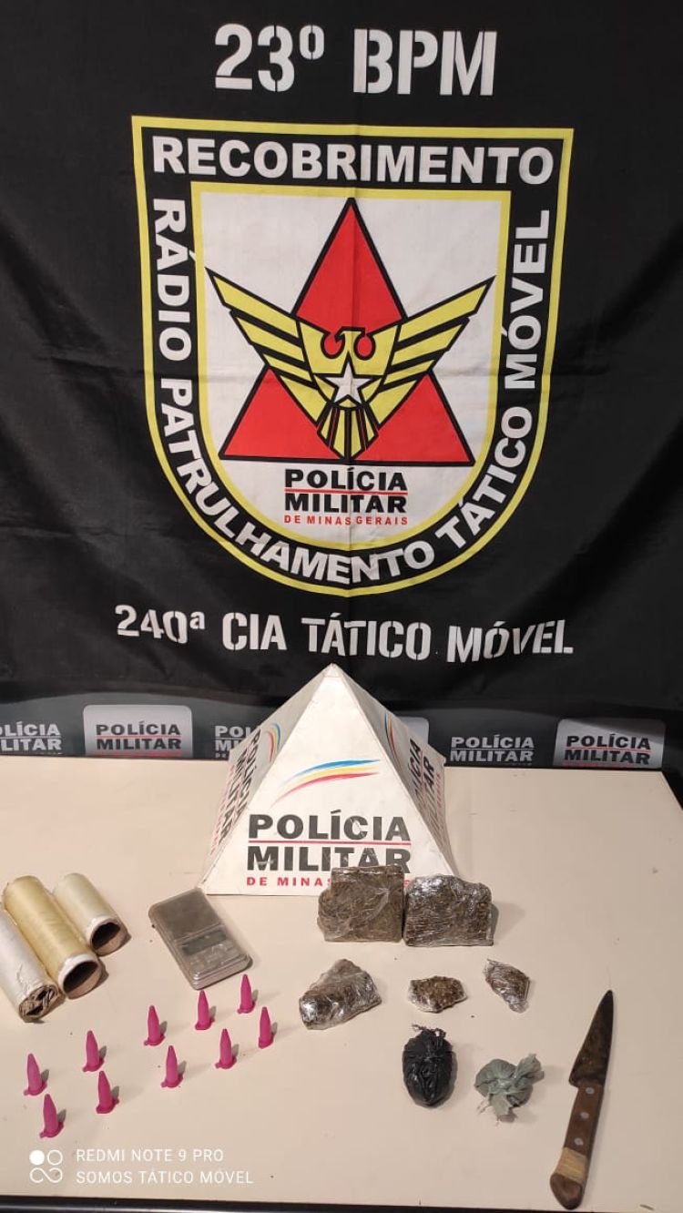 Após denúncias, Polícia Militar prende homem por tráfico de drogas em Divinópolis
