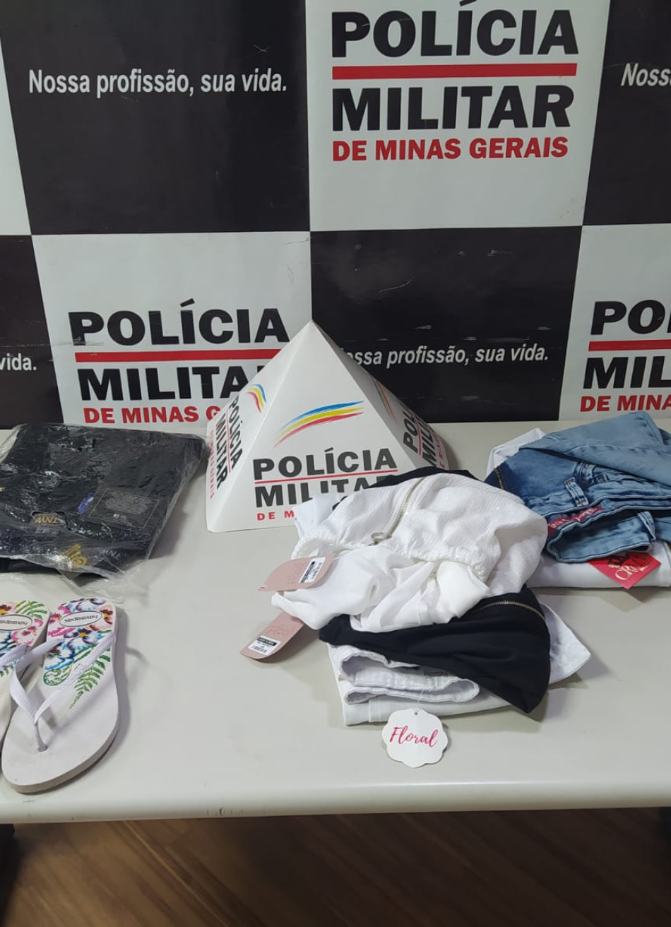 Mulher é presa em Nova Serrana acusada de furtar peças de roupas