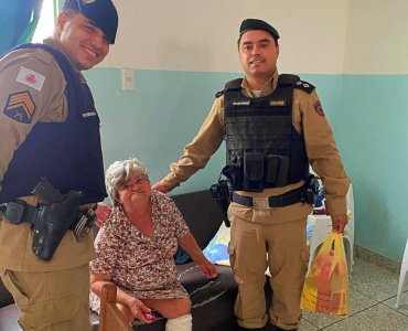 PITANGUI/MG – Polícia Militar realiza visita preventiva ao Asilo Padre Américo