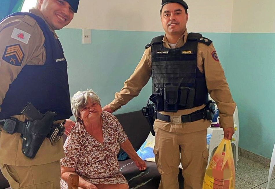 PITANGUI/MG – Polícia Militar realiza visita preventiva ao Asilo Padre Américo