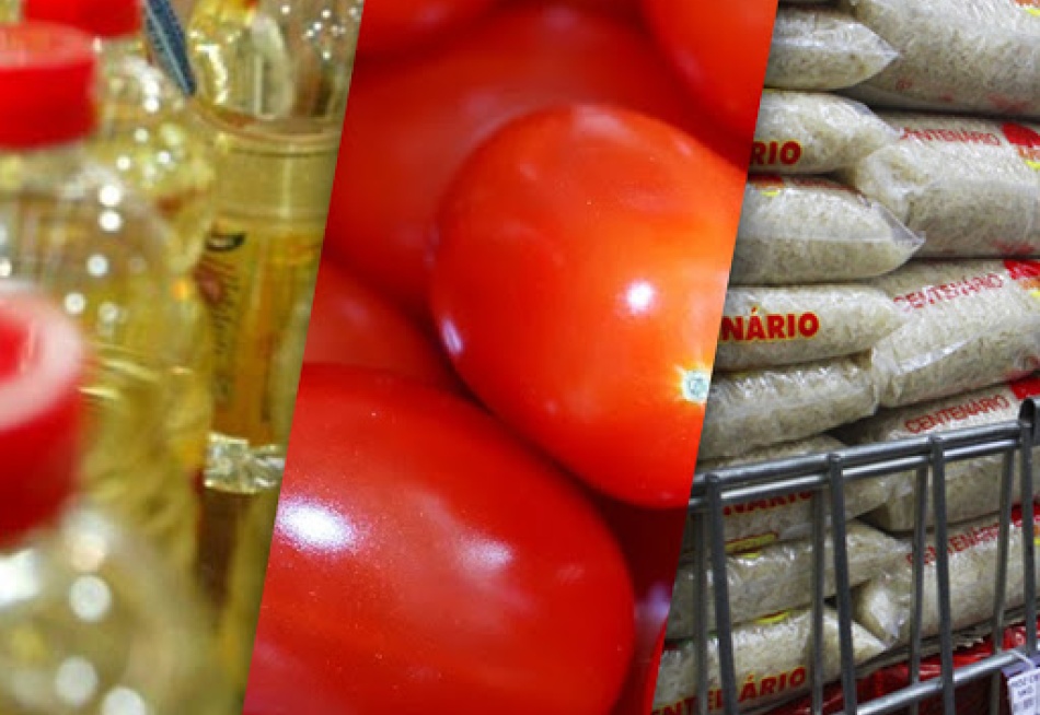 Valor cobrado pelo arroz, óleo de soja e tomate estão entre os ítens que mais contribuíram para a alta dos preços ao consumidor