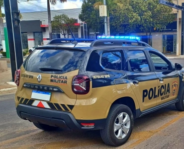 São José da Varginha – Polícia Militar prende suspeito com materiais furtados na área central