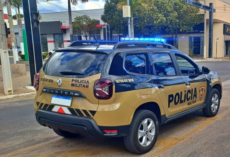 São José da Varginha – Polícia Militar prende suspeito com materiais furtados na área central