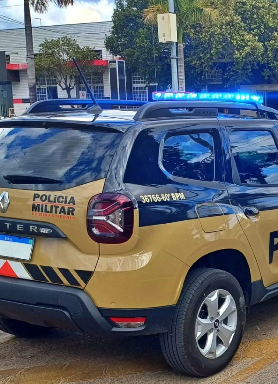 São José da Varginha – Polícia Militar prende suspeito com materiais furtados na área central