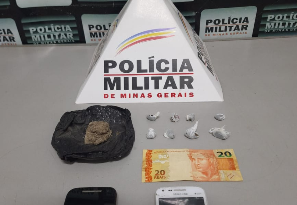 Casal de adolescentes é apreendido em Pará de Minas acusados de tráfico de drogas