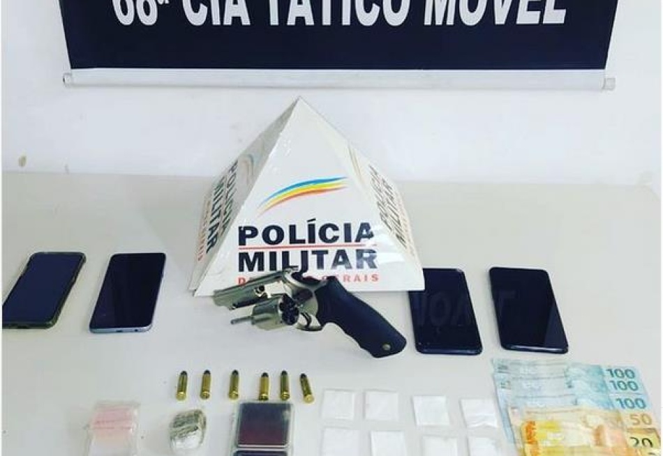 Três homens são presos em Nova Serrana por tráfico de drogas