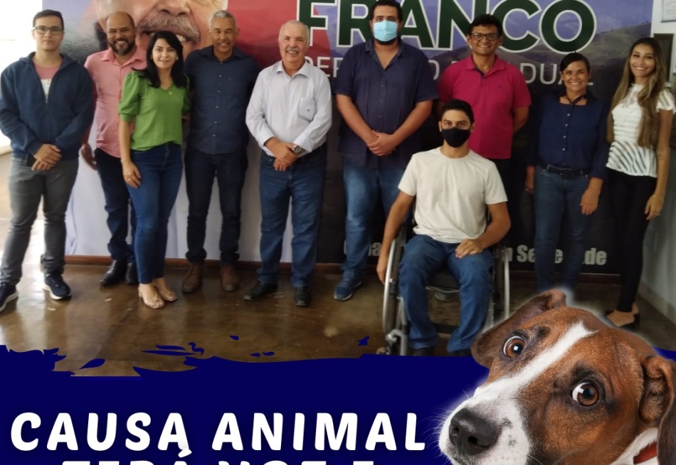 Defesa dos animais é tema de reunião entre o deputado Inácio Franco e  vereadores