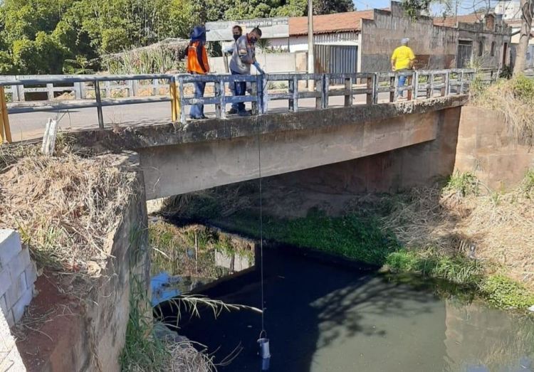 Prefeitura de Pará de Minas está realizando o monitoramento nas águas do Ribeirão Paciência