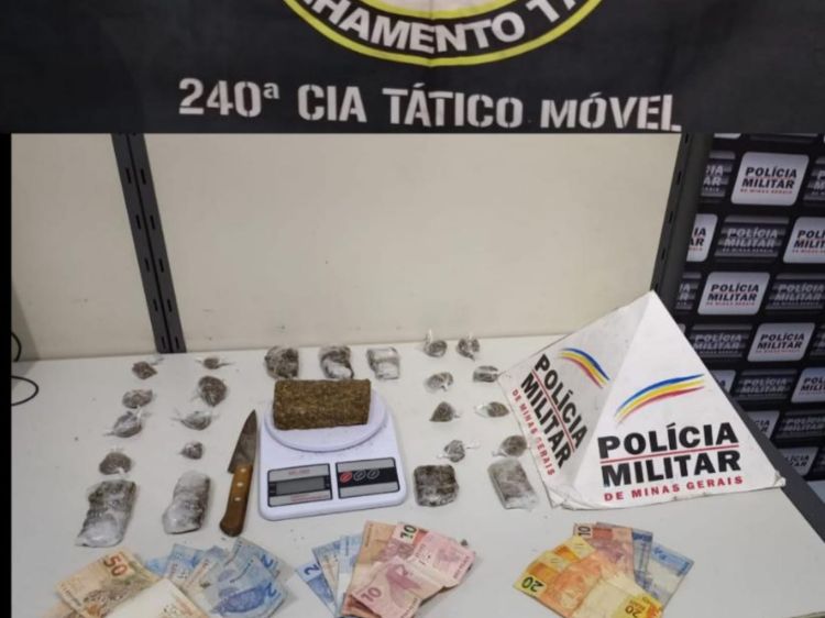 Polícia Militar faz grande apreensão de drogas em Divinópolis e prende quatro pessoas