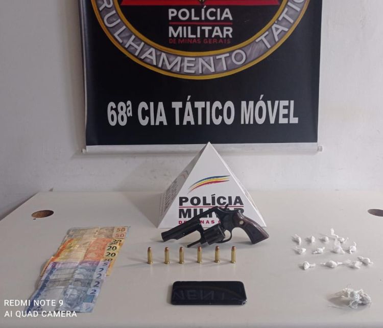 Polícia Militar prendeu rapaz de 22 anos em Nova Serrana por tráfico de drogas