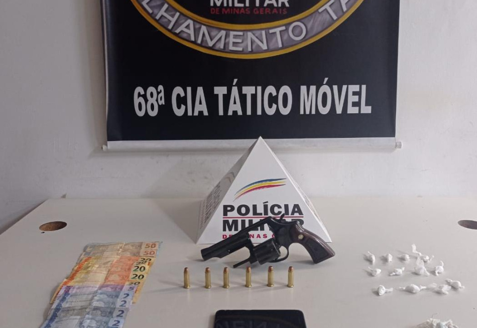Polícia Militar prendeu rapaz de 22 anos em Nova Serrana por tráfico de drogas