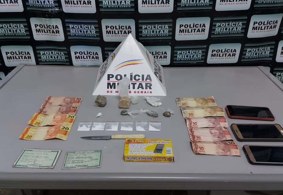 Casal é preso no bairro Dom Bosco acusado de tráfico de drogas