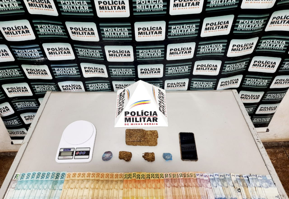 Rapaz é preso no bairro Nossa Senhora de Fátima acusado de tráfico de drogas