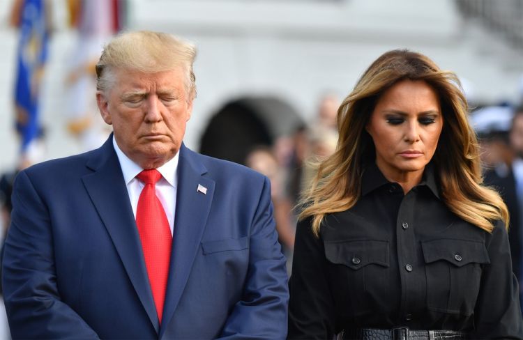 Presidente norte-americano e sua esposa testaram positivo para a Covid-19